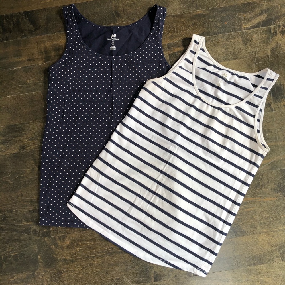 Set of 2 H&M Maternity Tanks